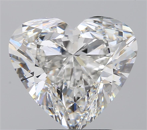 Picture of 3.01 Carats, Heart G Color, VS2 Clarity and Certified by GIA
