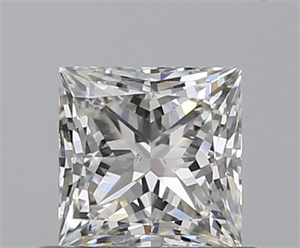 0.60 Carats, Princess I Color, VS2 Clarity and Certified by GIA