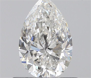 0.70 Carats, Pear G Color, SI2 Clarity and Certified by GIA