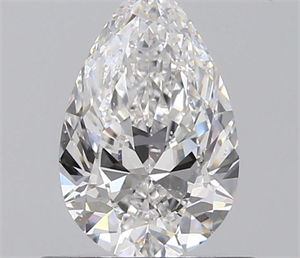 0.70 Carats, Pear D Color, SI1 Clarity and Certified by GIA