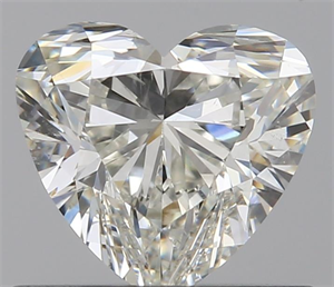 0.71 Carats, Heart J Color, SI1 Clarity and Certified by GIA