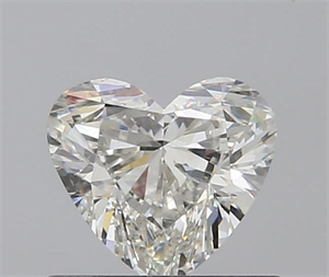 0.70 Carats, Heart J Color, SI1 Clarity and Certified by GIA