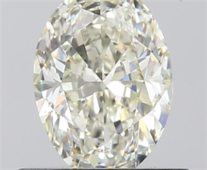 0.60 Carats, Oval L Color, VVS1 Clarity and Certified by GIA