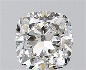 1.00 Carats, Cushion I Color, SI2 Clarity and Certified by GIA