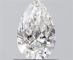 Picture of 0.71 Carats, Pear F Color, SI1 Clarity and Certified by GIA