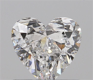 0.68 Carats, Heart E Color, SI2 Clarity and Certified by GIA