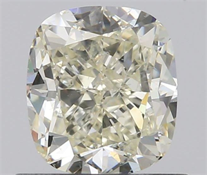 0.91 Carats, Cushion L Color, SI1 Clarity and Certified by GIA