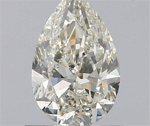 0.90 Carats, Pear K Color, VS2 Clarity and Certified by GIA
