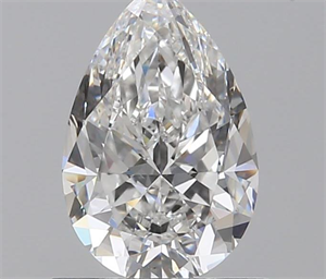 0.90 Carats, Pear E Color, SI1 Clarity and Certified by GIA