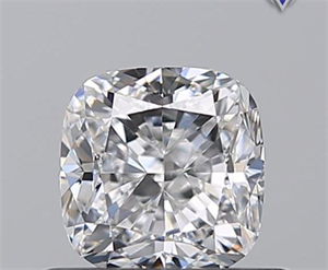 0.61 Carats, Cushion D Color, VVS1 Clarity and Certified by GIA