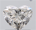0.71 Carats, Heart I Color, IF Clarity and Certified by GIA
