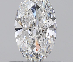 0.51 Carats, Oval E Color, SI1 Clarity and Certified by GIA
