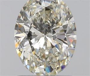 1.01 Carats, Oval L Color, SI2 Clarity and Certified by GIA