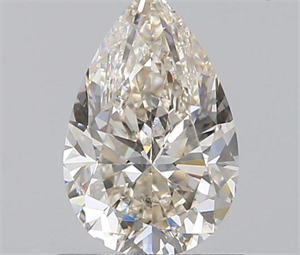1.01 Carats, Pear K Color, VVS2 Clarity and Certified by GIA
