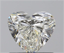 0.81 Carats, Heart J Color, SI1 Clarity and Certified by GIA