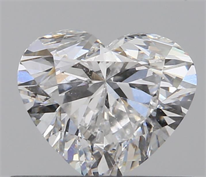 0.60 Carats, Heart E Color, SI1 Clarity and Certified by GIA