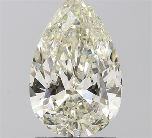 1.70 Carats, Pear L Color, SI2 Clarity and Certified by GIA