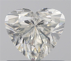 Picture of 0.56 Carats, Heart J Color, SI1 Clarity and Certified by GIA