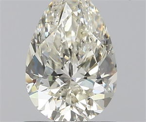 0.80 Carats, Pear K Color, SI1 Clarity and Certified by GIA