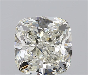 1.21 Carats, Cushion K Color, SI1 Clarity and Certified by GIA