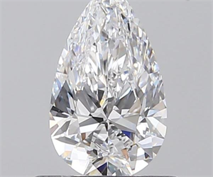 Picture of 0.60 Carats, Pear D Color, VVS2 Clarity and Certified by GIA