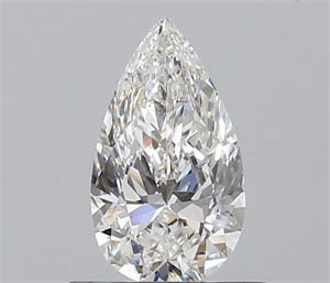 0.61 Carats, Pear F Color, VS2 Clarity and Certified by GIA