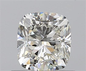 0.71 Carats, Cushion J Color, SI2 Clarity and Certified by GIA