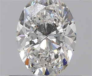 0.60 Carats, Oval E Color, SI1 Clarity and Certified by GIA