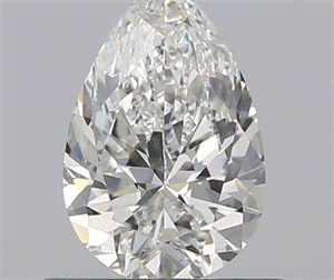 0.70 Carats, Pear G Color, VVS1 Clarity and Certified by GIA