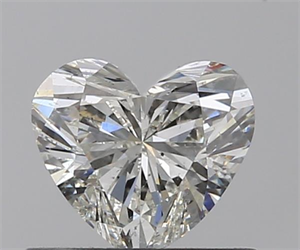 0.60 Carats, Heart I Color, SI2 Clarity and Certified by GIA