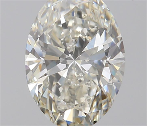 0.52 Carats, Oval J Color, VS1 Clarity and Certified by GIA