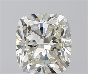 Picture of 1.00 Carats, Cushion K Color, SI2 Clarity and Certified by GIA