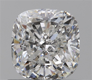 0.82 Carats, Cushion F Color, VS2 Clarity and Certified by GIA