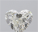 0.90 Carats, Heart J Color, SI2 Clarity and Certified by GIA