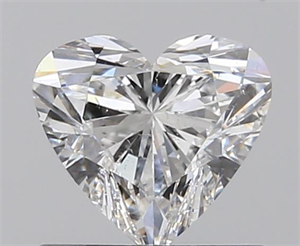 0.60 Carats, Heart E Color, SI1 Clarity and Certified by GIA