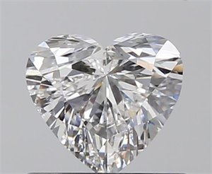 0.50 Carats, Heart F Color, VS2 Clarity and Certified by GIA