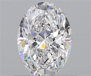 0.70 Carats, Oval D Color, SI1 Clarity and Certified by GIA