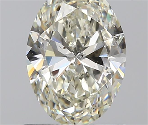 1.01 Carats, Oval J Color, SI1 Clarity and Certified by GIA