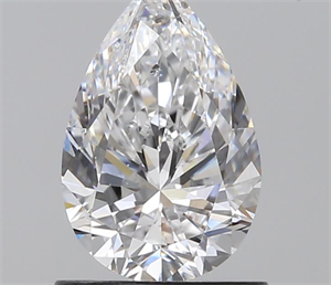1.01 Carats, Pear D Color, SI2 Clarity and Certified by GIA