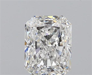 0.51 Carats, Radiant F Color, SI1 Clarity and Certified by GIA