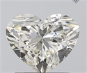 1.00 Carats, Heart I Color, SI2 Clarity and Certified by GIA