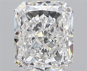 0.80 Carats, Radiant E Color, VS2 Clarity and Certified by GIA