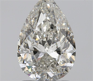 1.51 Carats, Pear G Color, SI2 Clarity and Certified by GIA