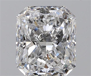 1.00 Carats, Radiant E Color, SI2 Clarity and Certified by GIA