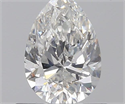 0.70 Carats, Pear F Color, SI1 Clarity and Certified by GIA