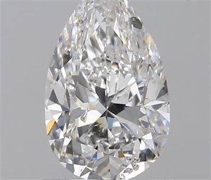Picture of 0.80 Carats, Pear D Color, SI2 Clarity and Certified by GIA