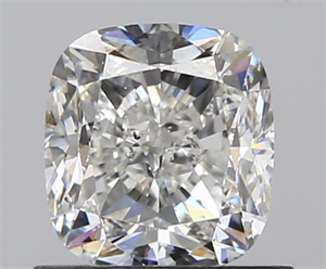 1.01 Carats, Cushion H Color, SI1 Clarity and Certified by GIA