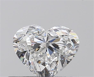 0.50 Carats, Heart E Color, VS1 Clarity and Certified by GIA