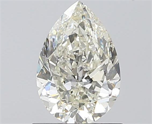 1.00 Carats, Pear K Color, SI2 Clarity and Certified by GIA