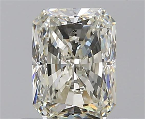 0.71 Carats, Radiant L Color, SI1 Clarity and Certified by GIA